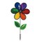 In the Breeze Rainbow Sparkle Flower Spinner with Leaves, 12"